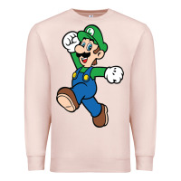 Pale Pink luigi Premium Sweatshirt - linhVisuals