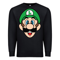 Black luigi Premium Sweatshirt - linhVisuals