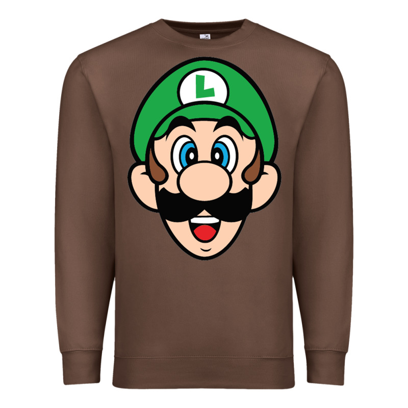 Luigi Premium Sweatshirt by linhVisuals | Teevron