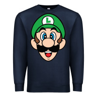 Navy luigi Premium Sweatshirt - linhVisuals