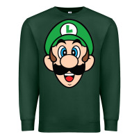 Sports Green luigi Premium Sweatshirt - linhVisuals
