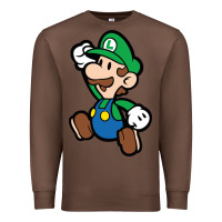 Chestnut paper luigi Premium Sweatshirt - linhVisuals