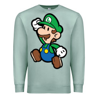 Seafoam paper luigi Premium Sweatshirt - linhVisuals