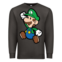 Smoke paper luigi Premium Sweatshirt - linhVisuals