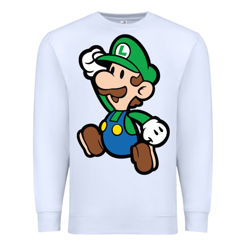Paper Luigi Premium Sweatshirt by linhVisuals | Teevron
