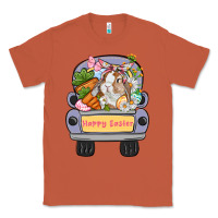 Copper Happy Easter bunny truck Easter Day Classic Tee - CowGirlArtShop
