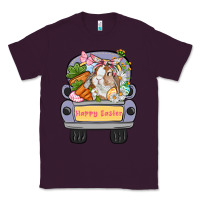 Plum Happy Easter bunny truck Easter Day Classic Tee - CowGirlArtShop
