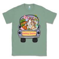 Sage Happy Easter bunny truck Easter Day Classic Tee - CowGirlArtShop