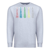 Heather Grey Tally Hall Ties Premium Sweatshirt - linhVisuals