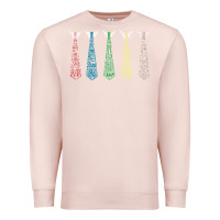 Pale Pink Tally Hall Ties Premium Sweatshirt - linhVisuals