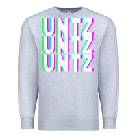 Heather Grey untz untz untz techno dubstep riddim raver dj party t shirt Premium Sweatshirt - linhVisuals