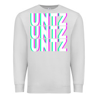 Dove Grey untz untz untz techno dubstep riddim raver dj party t shirt Premium Sweatshirt - linhVisuals