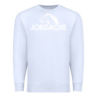 White Jordache Premium Sweatshirt - linhVisuals