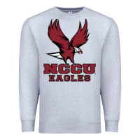 Heather Grey nccu eagles Premium Sweatshirt - linhVisuals