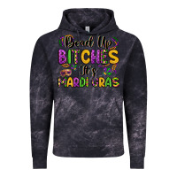 Cloud Black bead up bitches it s mardi gras Vintage Hoodie - LillyAllenDesigns