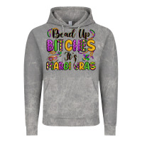 Cloud Rock bead up bitches it s mardi gras Vintage Hoodie - LillyAllenDesigns