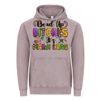 Vintage Zinc bead up bitches it s mardi gras Vintage Hoodie - LillyAllenDesigns