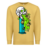 Antique Gold skull pez Premium Sweatshirt - linhVisuals
