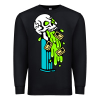 Black skull pez Premium Sweatshirt - linhVisuals