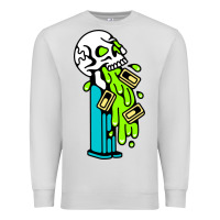 Dove Grey skull pez Premium Sweatshirt - linhVisuals