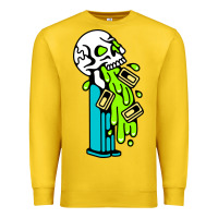 Lemon skull pez Premium Sweatshirt - linhVisuals