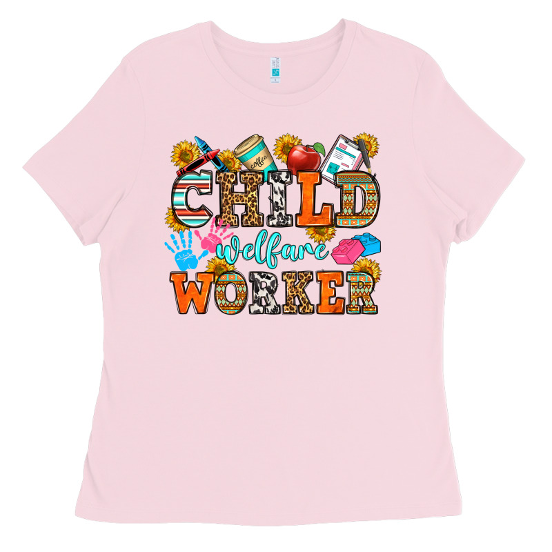 Child Welfare Worker Ladies Tee by OliviaCreatesArt | Teevron