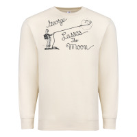 Sandshell george lassos the moon   its a wonderful life Premium Sweatshirt - linhVisuals