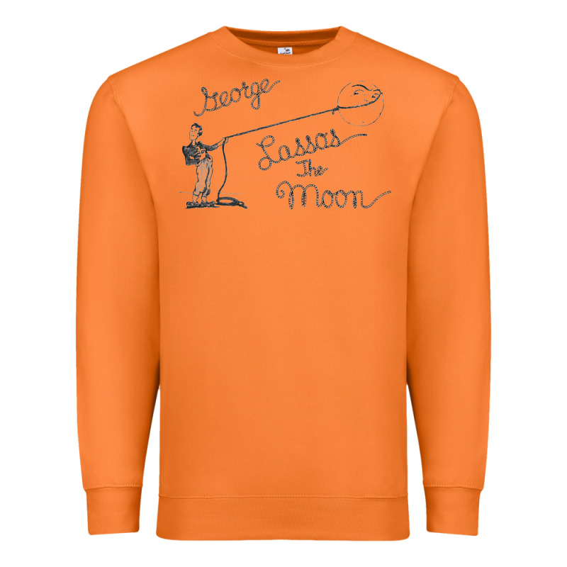 George Lassos The Moon   Its A Wonderful Life Premium Sweatshirt by linhVisuals | Teevron