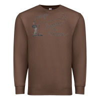 Chestnut george lassos the moon   its a wonderful life Premium Sweatshirt - linhVisuals