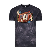 Cloud Black football dad Vintage Tee - FaDigitalArtStudio
