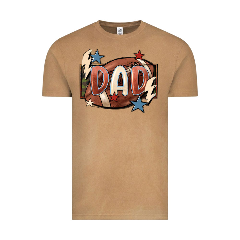 Football Dad Vintage Tee by FaDigitalArtStudio | Teevron