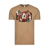 Vintage Coffee football dad Vintage Tee - FaDigitalArtStudio