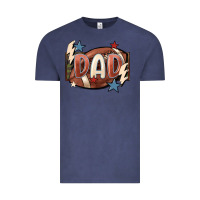 Vintage Denim football dad Vintage Tee - FaDigitalArtStudio