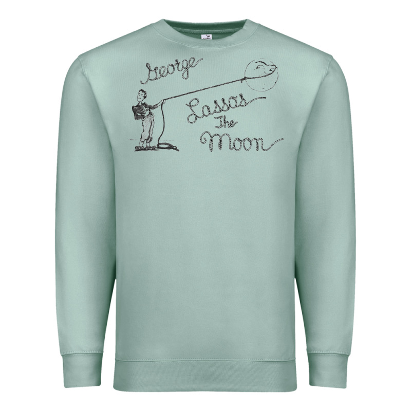 George Lassos The Moon   Its A Wonderful Life Premium Sweatshirt by linhVisuals | Teevron