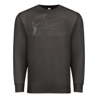 Smoke george lassos the moon   its a wonderful life Premium Sweatshirt - linhVisuals