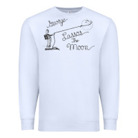 White george lassos the moon   its a wonderful life Premium Sweatshirt - linhVisuals