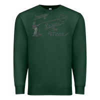 Sports Green george lassos the moon   its a wonderful life Premium Sweatshirt - linhVisuals