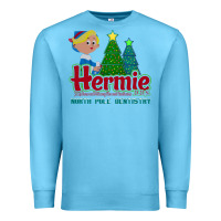 Ocean Blue hermie the elf dentistry    rudolph the red nosed reindeer Premium Sweatshirt - linhVisuals