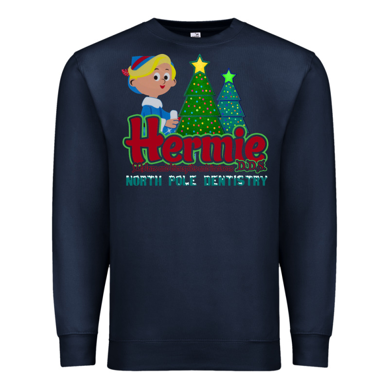 Hermie The Elf Dentistry    Rudolph The Red Nosed Reindeer Premium Sweatshirt by linhVisuals | Teevron