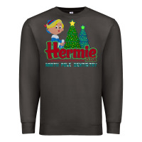 Smoke hermie the elf dentistry    rudolph the red nosed reindeer Premium Sweatshirt - linhVisuals