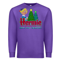 Purple hermie the elf dentistry    rudolph the red nosed reindeer Premium Sweatshirt - linhVisuals