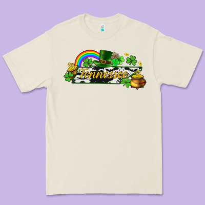 Tennessee Map St. Patrick's Premium Tee Designed By Cowgirlartshop