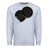 Heather Grey oreo lover Premium Sweatshirt - linhVisuals