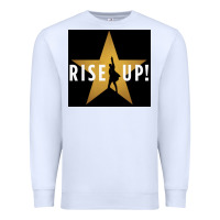 White rise up! hamilt musical broadway Premium Sweatshirt - linhVisuals