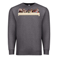 Charcoal Heather the last supper of the real housewives Premium Sweatshirt - linhVisuals