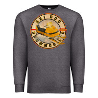 Charcoal Heather ski doo vintage snowmobiles Premium Sweatshirt - linhVisuals