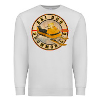 Dove Grey ski doo vintage snowmobiles Premium Sweatshirt - linhVisuals