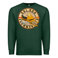 Sports Green ski doo vintage snowmobiles Premium Sweatshirt - linhVisuals