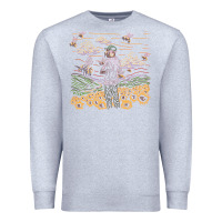 Heather Grey tyler the creator flower boy Premium Sweatshirt - linhVisuals