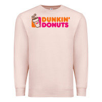 Pale Pink donuts Premium Sweatshirt - linhVisuals